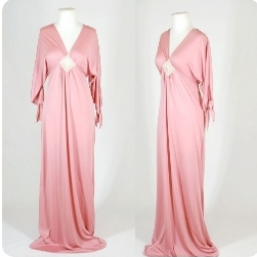 Vintage dusty rose boho maxidress